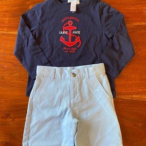 Janie and Jack NWT Size 5 boys outfit